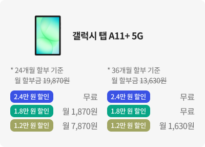 갤럭시 탭 A11+ 5G
